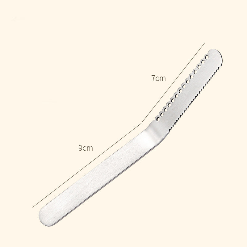 ✨ Ein Messer, drei Funktionen! – Professionelles 3-in-1 Butter- & Streichmesser aus 304-Edelstahl – schneiden, streichen & verteilen mühelos – perfekt für Frühstück & Brotzeit 🔪