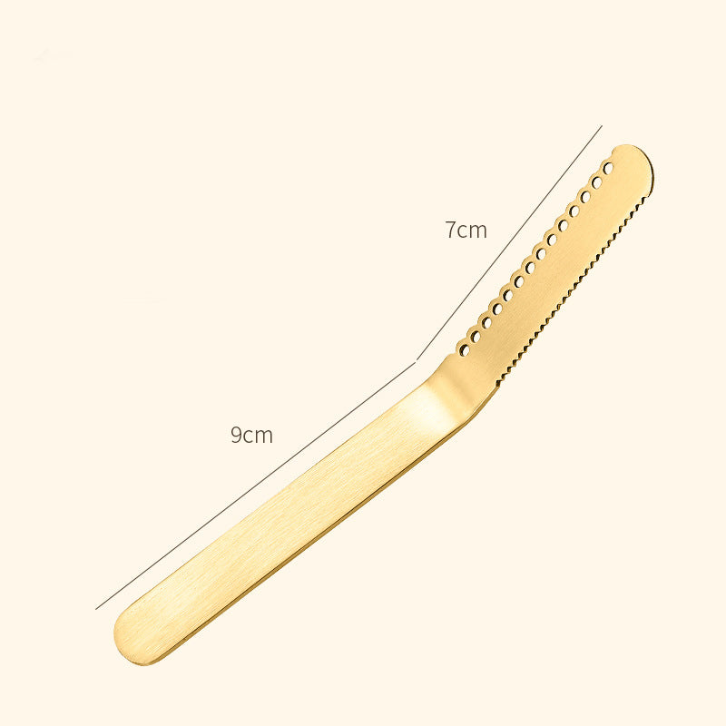 ✨ Ein Messer, drei Funktionen! – Professionelles 3-in-1 Butter- & Streichmesser aus 304-Edelstahl – schneiden, streichen & verteilen mühelos – perfekt für Frühstück & Brotzeit 🔪