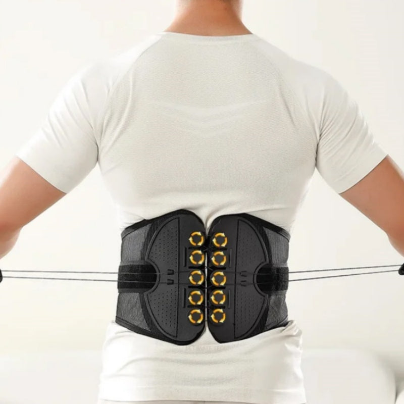 💪Verstellbarer Rückenstützgürtel – Halt, der sofort entlastet! 🔥 Atmungsaktives Mesh, individuell verstellbar, für Arbeit & Sport