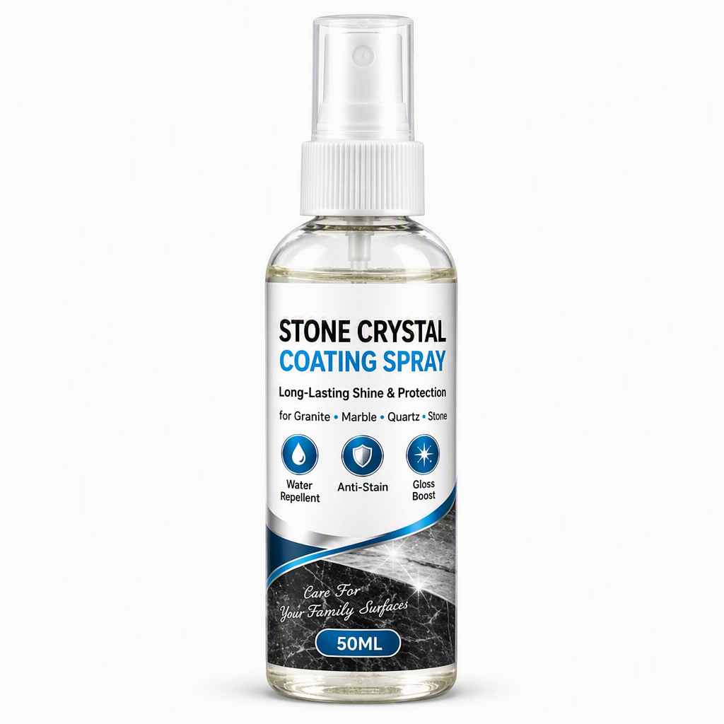 ✨🪨Nanokristall-Steinbeschichtungsspray für Marmor und Arbeitsplatten – stellt Glanz wieder her, schützt und versiegelt Oberflächen