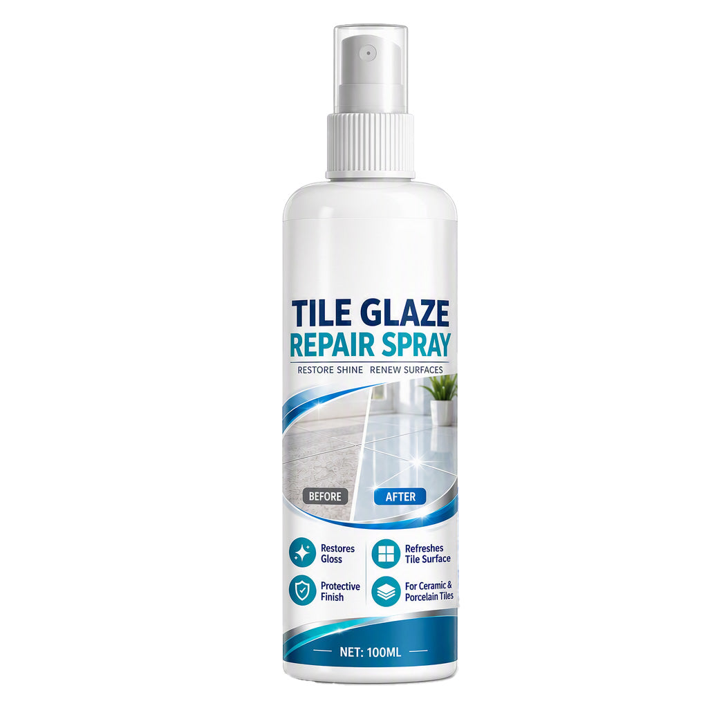 ✨ Matte Fliesen oder feine Kratzer? – Fliesen-Glasur-Reparaturspray – bringt neuen Glanz & kaschiert kleine Schäden – einfach aufsprühen, ohne Fliesen auszutauschen 🧼✨