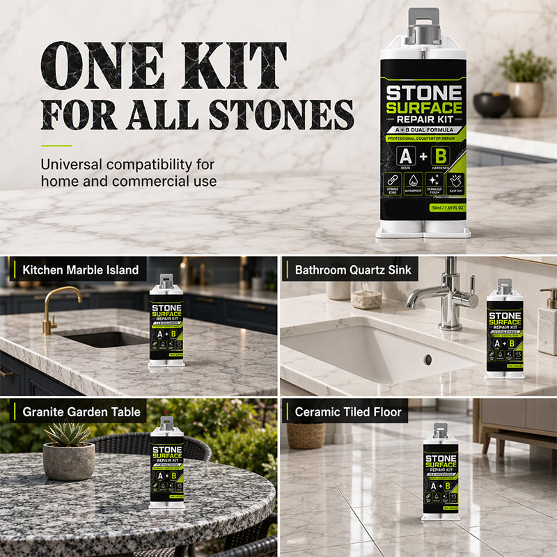 ⚡ Professionelle Stein-Reparaturpaste – für Kratzer, Risse & kleine Schäden auf Marmor, Granit & Quarz