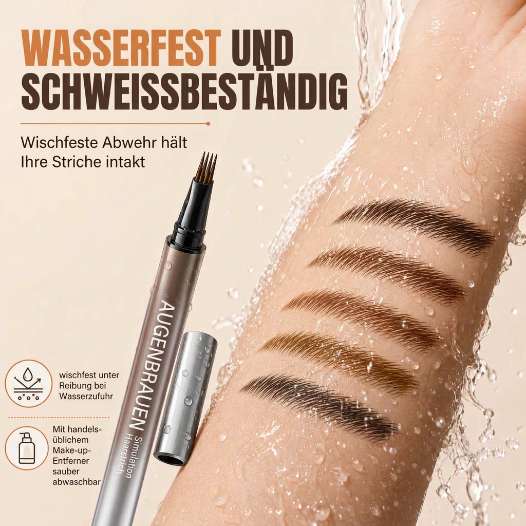 💫 Flüssiger Augenbrauenstift 🖌️ Feine Pinselspitze für präzises Augenbrauen-Makeup