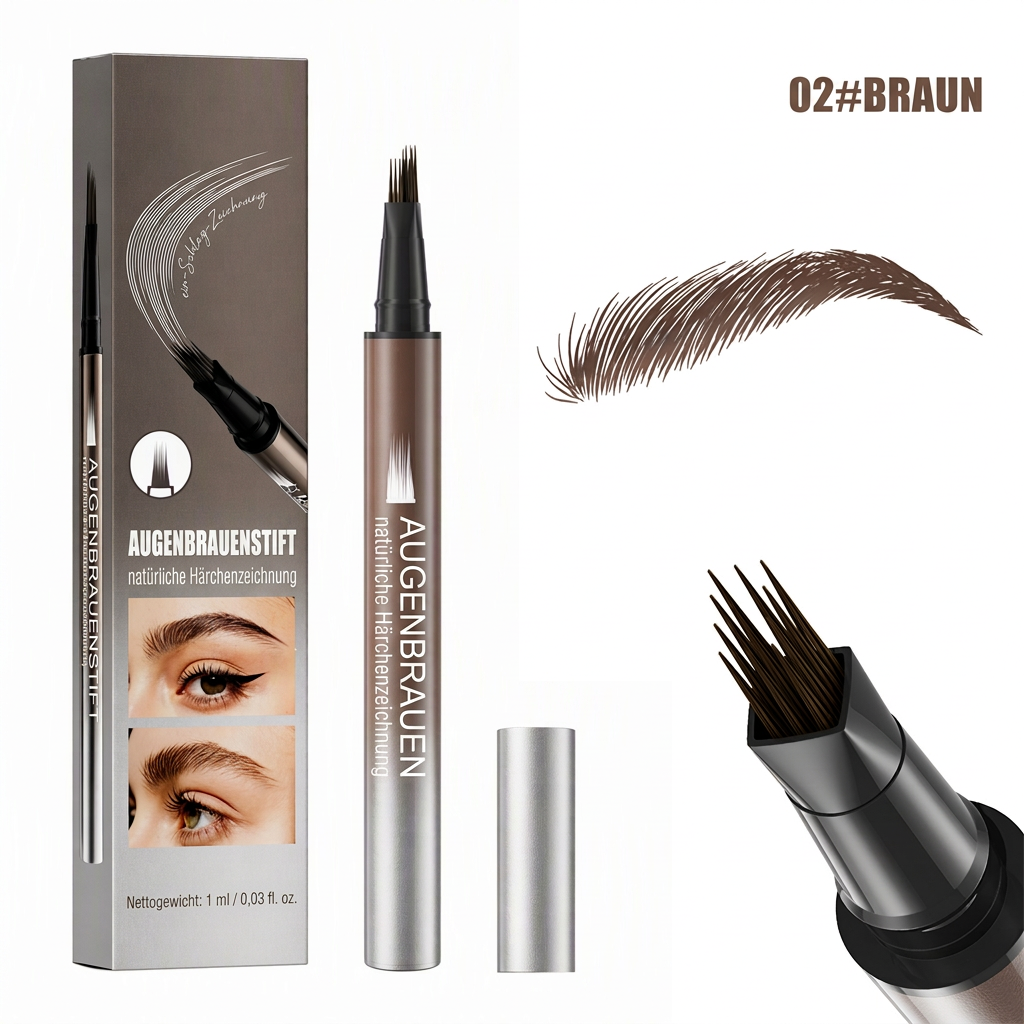 💫 Flüssiger Augenbrauenstift 🖌️ Feine Pinselspitze für präzises Augenbrauen-Makeup