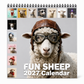 🐑 Ein Jahr voller Schaf-Witze! – Lustiger 12-Monats-Kalender mit Schafen – charmante Motive, die jeden Monat zum Schmunzeln bringen – perfekt als Geschenk 🎁📅