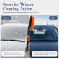 🚗 Schnee & Eis? Kein Problem! – Ausziehbare Auto-Schneeschaufel mit Schneebürste & Eiskratzer – multifunktional, teleskopierbar & immer griffbereit – ideal für den Winter ❄️✨