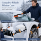 🚗 Schnee & Eis? Kein Problem! – Ausziehbare Auto-Schneeschaufel mit Schneebürste & Eiskratzer – multifunktional, teleskopierbar & immer griffbereit – ideal für den Winter ❄️✨