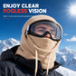 🧣🧗3-in-1-Winter-Polarfleece-Sturmhaube | Verhindert das Beschlagen der Skibrille beim Skifahren und Winterradfahren🏂