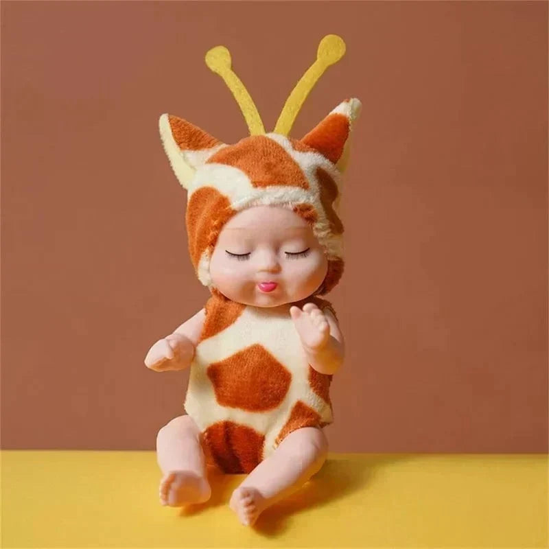 ⏳Zeitlich begrenztes Angebot⏳ Mini-Reborn-Babypuppe mit schlafendem Gesicht – 6 Tiermotive zur Auswahl