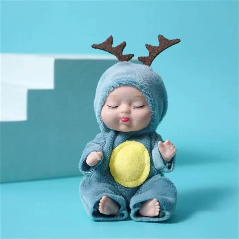 ⏳Zeitlich begrenztes Angebot⏳ Mini-Reborn-Babypuppe mit schlafendem Gesicht – 6 Tiermotive zur Auswahl