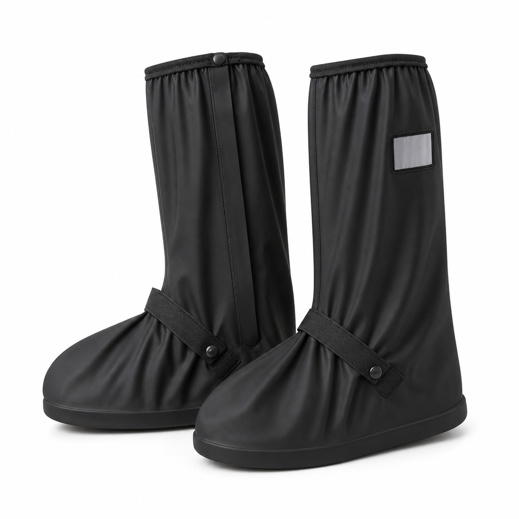 🌧️ Regen? Keine nassen Füße mehr! – Wasserdichte Silikon-Überschuhe mit hohem Schaft – rutschfest, dehnbar & einfach überziehen ✨
