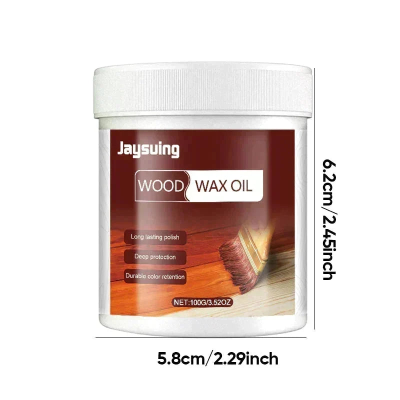 Matte oder verschmutzte Holzflächen? – Scomeri Holzreiniger & Glanzpolitur – reinigt gründlich, bringt neuen Glanz & enthält eine hochwertige Bürste – 99 g (3,5 oz) ✨
