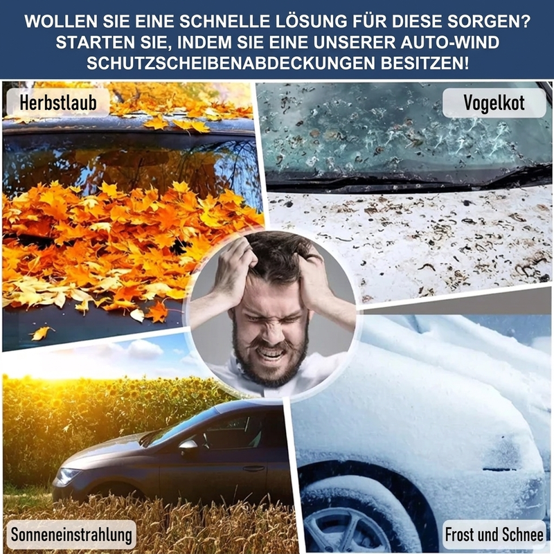📢📢50% RABATT !!⏰Autoscheibenabdeckung mit Saugnäpfen