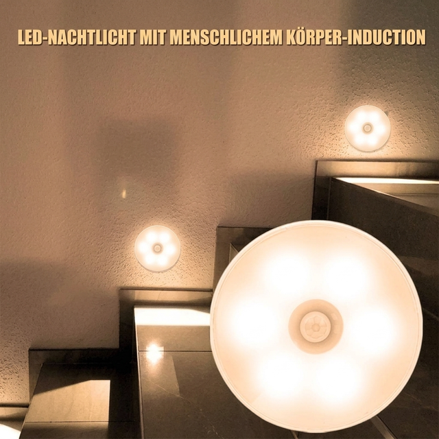 ✨ Neu für 2026 | LED-Bewegungsmelder-Leuchte | Einfache Installation, 3 Modi 🔆【50% Rabatt】