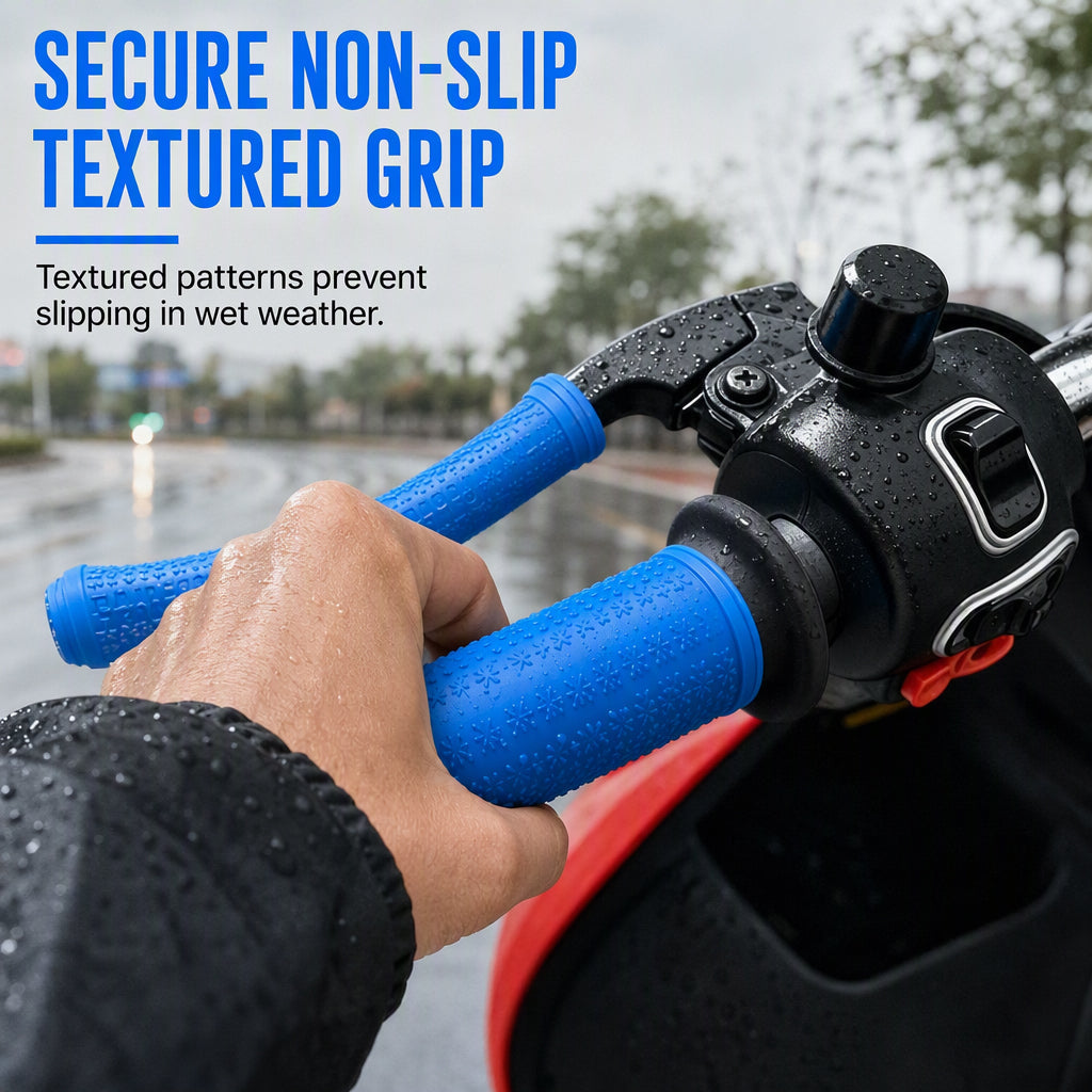 🚴 Schluss mit rutschigen Griffen! – Universelle Silikon-Griffe für Lenker & Bremshebel – mehr Grip, mehr Komfort & weniger Vibrationen – ideal für Fahrrad, E-Bike & Co. ✨