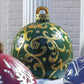 🎅 Weihnachtsstimmung für draußen! – Dekorativer PVC-Aufblasballon für Weihnachten – auffällig, leicht & ideal für Garten, Terrasse & Eingang 🎄✨