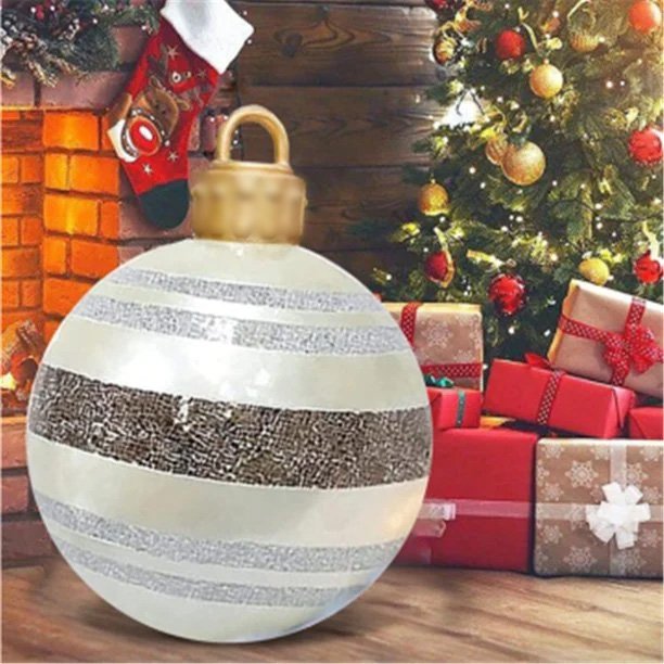 🎅 Weihnachtsstimmung für draußen! – Dekorativer PVC-Aufblasballon für Weihnachten – auffällig, leicht & ideal für Garten, Terrasse & Eingang 🎄✨