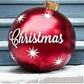 🎅 Weihnachtsstimmung für draußen! – Dekorativer PVC-Aufblasballon für Weihnachten – auffällig, leicht & ideal für Garten, Terrasse & Eingang 🎄✨