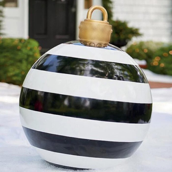 🎅 Weihnachtsstimmung für draußen! – Dekorativer PVC-Aufblasballon für Weihnachten – auffällig, leicht & ideal für Garten, Terrasse & Eingang 🎄✨