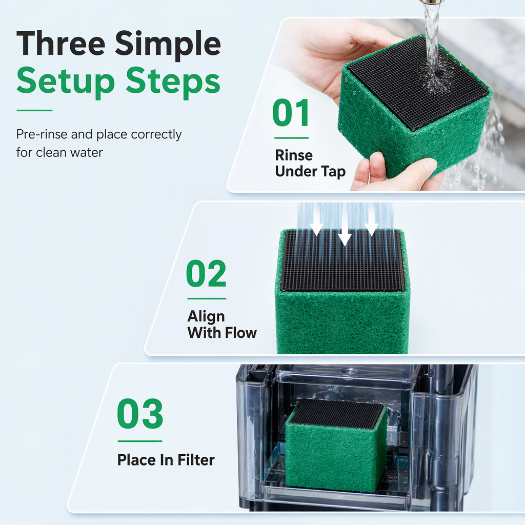 🐟Jetzt 50% sparen! Aktivkohle-Filterwürfel – unterstützen die Wasserreinigung, reduzieren Gerüche & Verfärbungen – einfach in den Filter geben ✨