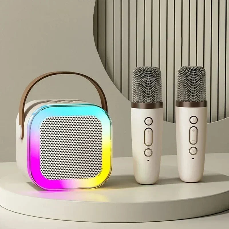 🎉 Jetzt 50% sparen! Kleine Karaoke-Anlage für Kinder mit drahtlosen Mikrofonen – Musik, Spaß & Gesang für zu Hause 🎤✨