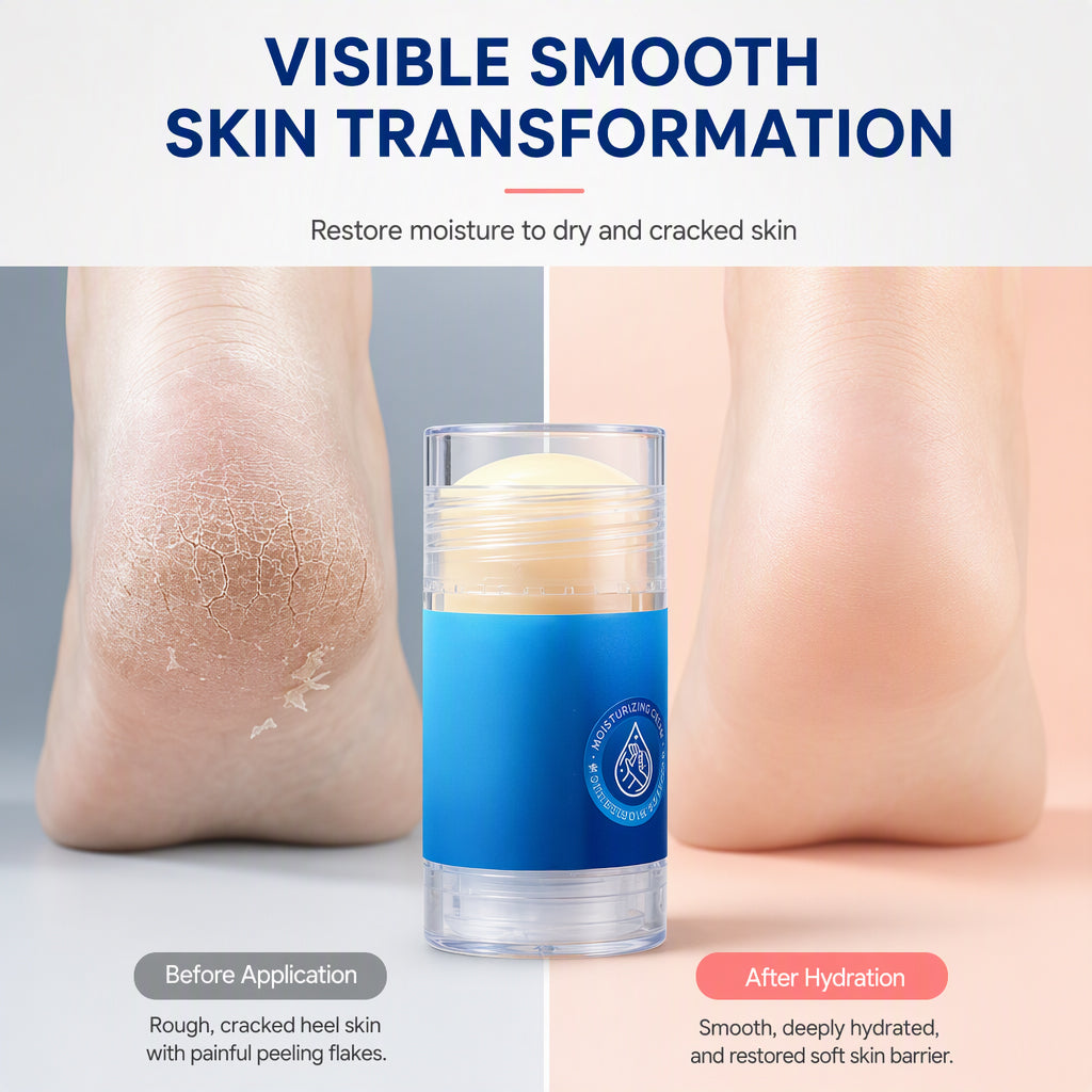 🔥FLASH SALE🔥 Feuchtigkeitsspendender Vaseline-Gel-Stick – Squalan & Hyaluronsäure, Anwendung ohne Hände – Für trockene Hände, Füße & Fersen – Pfirsich oder Orange – 35 g! 🧴✨