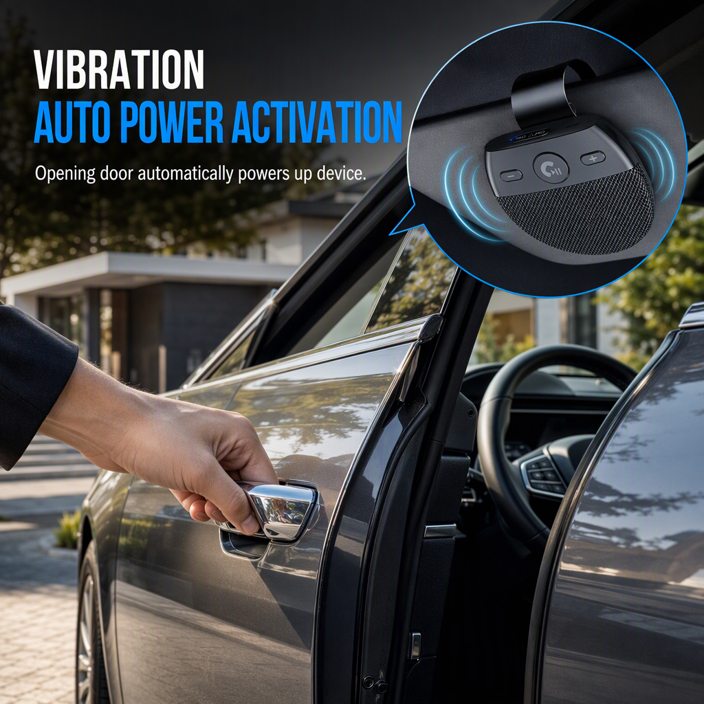 🚗 50% RABATT! 📞  Bluetooth-Freisprecheinrichtung – Für Sonnenblende & A2DP ✨
