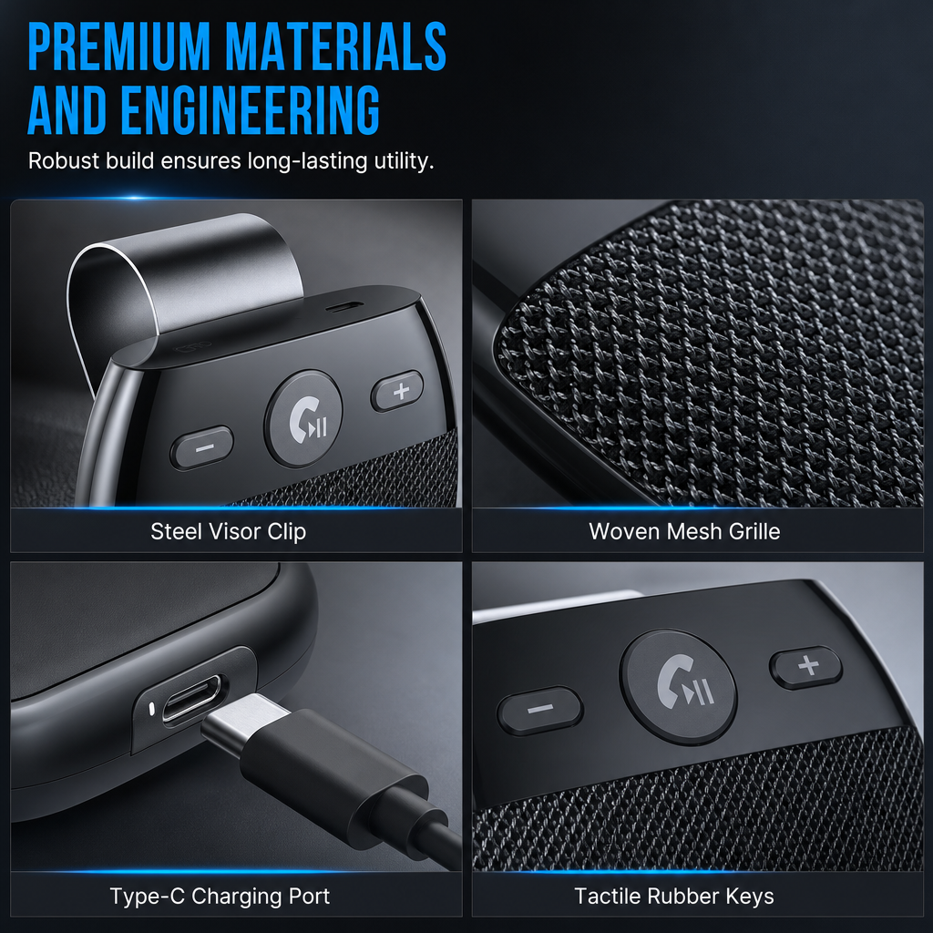 🚗 50% RABATT! 📞  Bluetooth-Freisprecheinrichtung – Für Sonnenblende & A2DP ✨