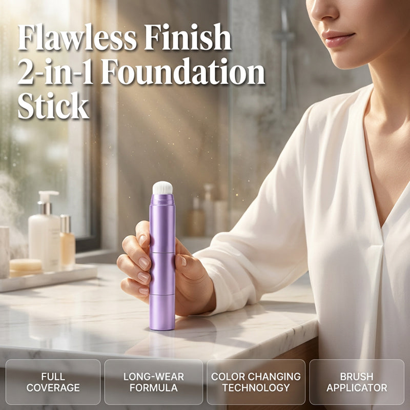 🔥Über 50.000 Frauen vertrauen darauf🔥 2-in-1-Foundation-Stick mit Farbwechsel-Effekt