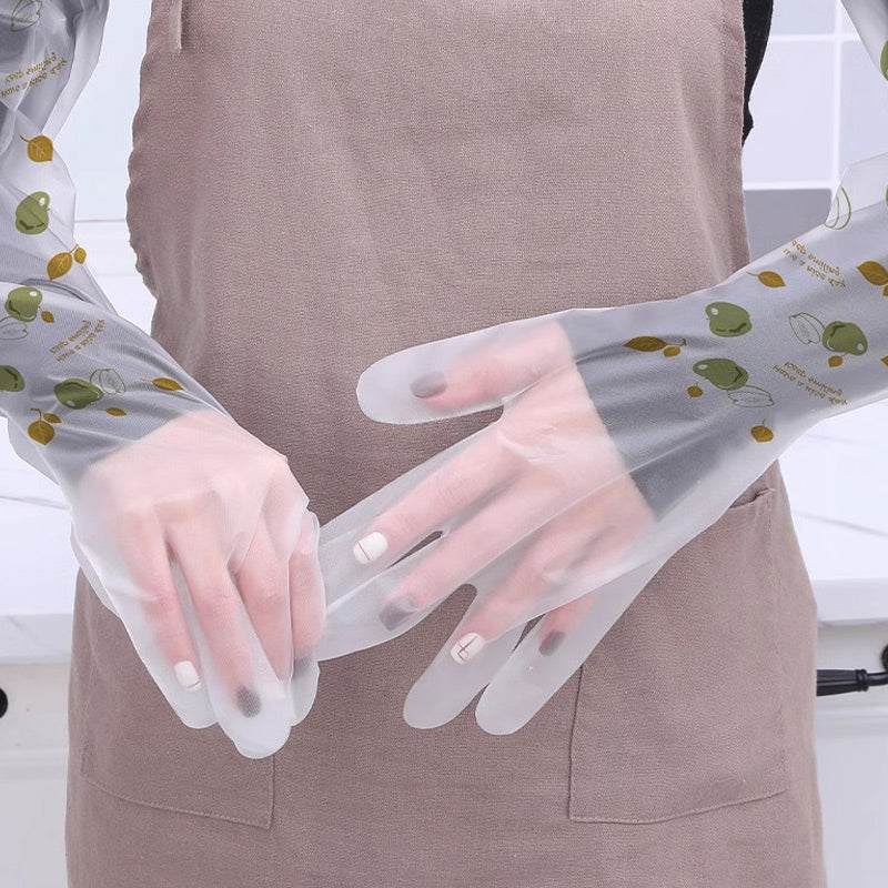 🧼🧤 Hygienisch bis zum Arm! – Bedruckte Einweg-Langarmhandschuhe aus Kunststoff – praktisch für Reinigung, Küche, Pflege & unterwegs ✨