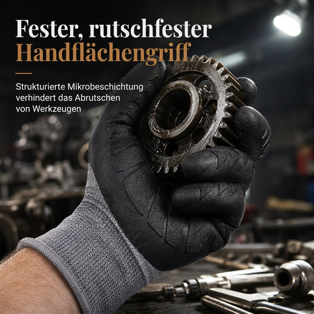🧤 Verdickte, stoßfeste Arbeitshandschuhe – Maximaler Schutz für harte Arbeiten – Stoßdämpfend, rutschfest & langlebig – Ideal für Bau, Werkstatt, Garten & Industrie – Volle Fingerbeweglichkeit bei hoher Sicherheit 🛠️