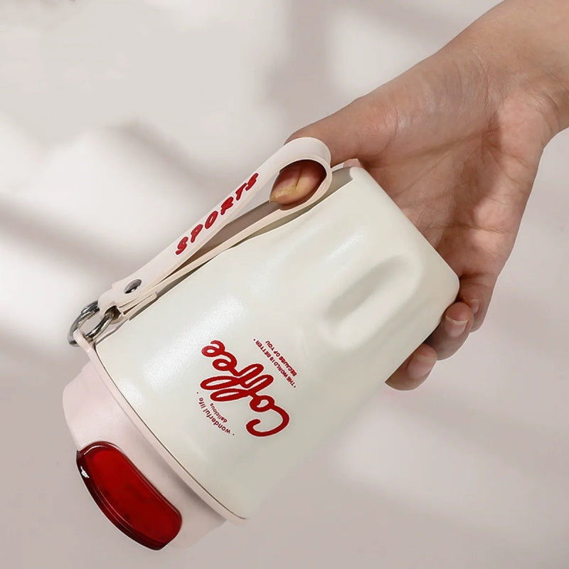 Tragbarer smarter Thermo-Kaffeebecher mit Temperaturanzeige