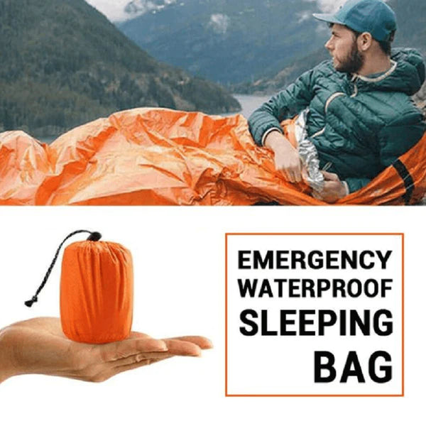 ⚡ Notfall-Thermo-Schlafsack – leicht, kompakt & wärmend für Outdoor & Notfälle 🏕️