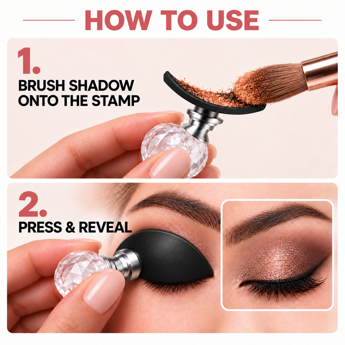 ⚡ Lidschatten-Stempel – schnelles, gleichmäßiges Augen-Make-up & einfache Anwendung 💄