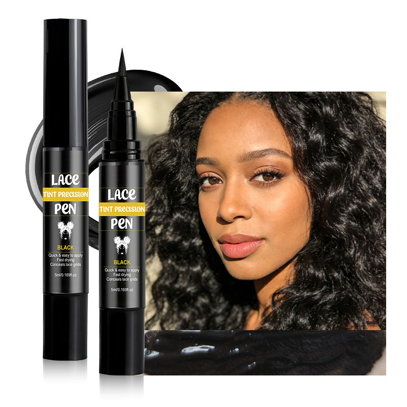 ✨JETZT 50% RABATT! Lace Tint Kopfhaut-Farbstift – Sofortiger Lace-Knoten-Schmelzstift, schweißresistente Perücken-Haaransatz-Färbung, natürlicher Kopfhaut-Look für Lace-Front-Perücken
