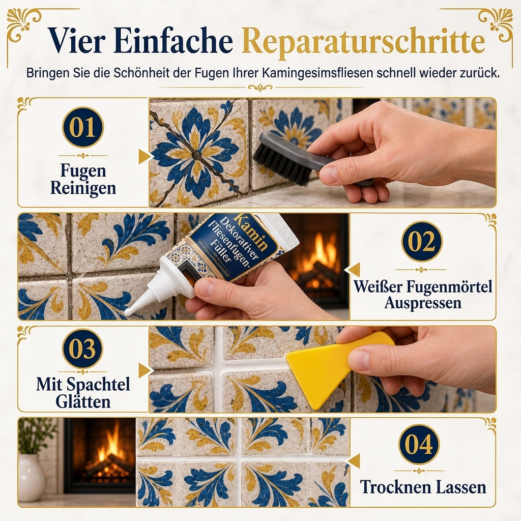 ⏳Zeitlich begrenztes Angebot⏳ Fugen- und Reparaturset für Fliesenfugen