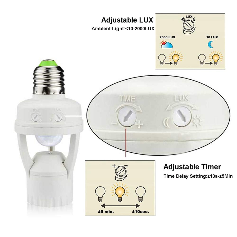 🔥50 % RABATT!!📢💡 Lampenfassung mit Bewegungssensor – Verwandeln Sie Ihre Glühbirne in eine freihändige Sensorlampe ✨
