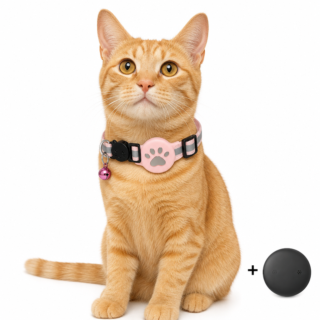 ⏳Nur für kurze Zeit – 50% RABATT⏰Reflektierendes Katzenhalsband mit wasserdichtem smartem Haustier-Tracker