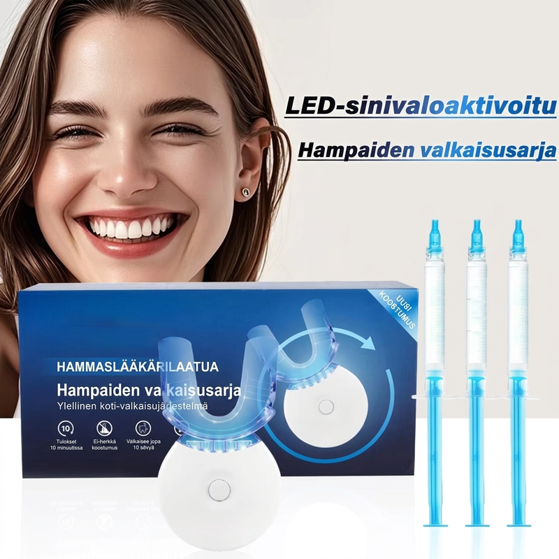 🥳2026 HEISSER VERKAUF🥳💞50.000 VERKAUFT! 🦷✨ 50% RABATT! Professionelles LED-Zahnaufhellungsset – blaue LED-Beschleuniger, fleckenentfernendes Gel & komfortable Mundschiene. Sichtbare Ergebnisse in 10-minütigen Sitzungen zu Hause! 🛡️✅