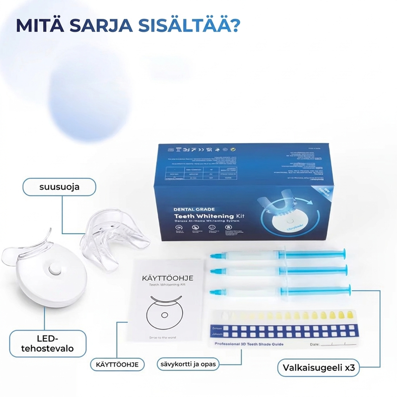 🥳2026 HEISSER VERKAUF🥳💞50.000 VERKAUFT! 🦷✨ 50% RABATT! Professionelles LED-Zahnaufhellungsset – blaue LED-Beschleuniger, fleckenentfernendes Gel & komfortable Mundschiene. Sichtbare Ergebnisse in 10-minütigen Sitzungen zu Hause! 🛡️✅