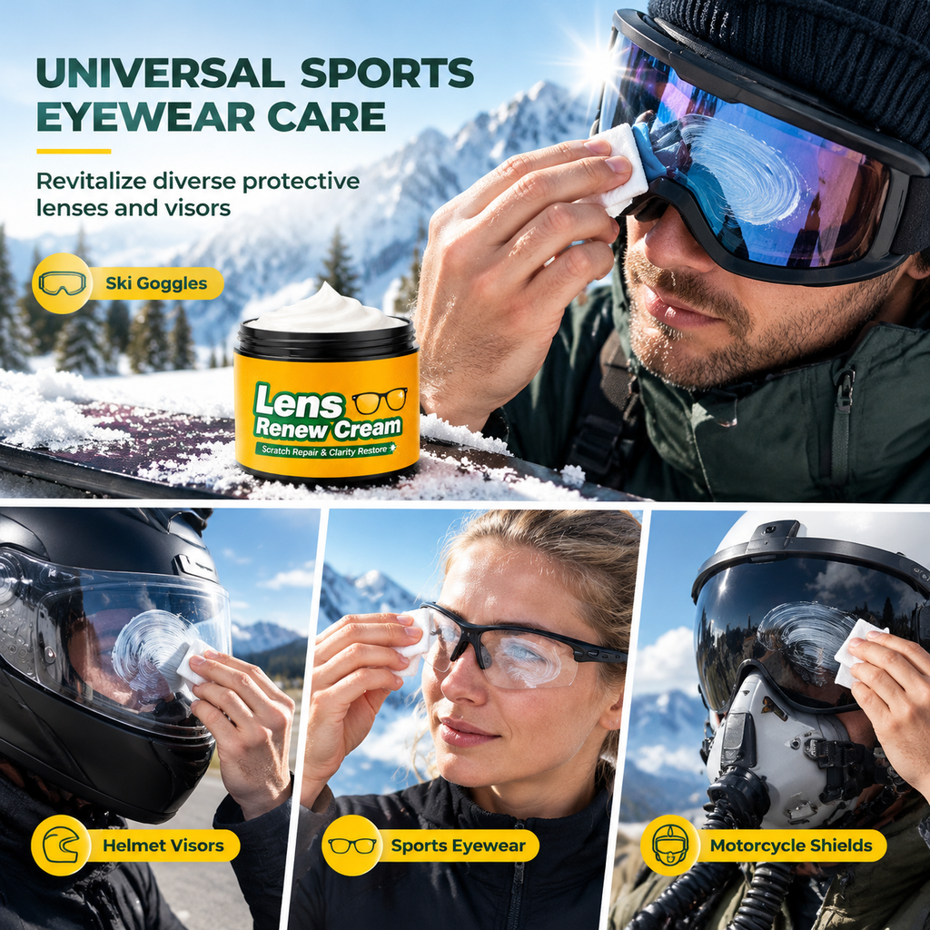 👓🧽✨ Linsen-Kratzerreparatur-Set mit Schwamm – für Brillen, Schutzbrillen, Gesichtsschilde & Helmvisiere – praktisch, vielseitig & einfach anzuwenden – ideal für Alltag, Werkstatt & unterwegs