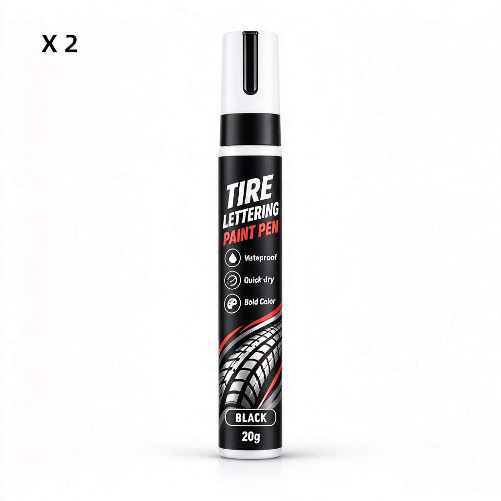 🥳Letzter Tag🎉Reifenbuchstaben- Farbmarker – Permanent-Stil DIY Reifenbeschriftungs-Marker, wasserdicht, UV-beständig & hitzebeständig für Autos & Motorräder🔥